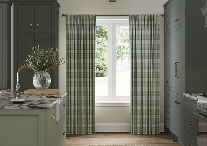 Laura Ashley Alfriston, Sage - Made to Measure Curtains - Image 3